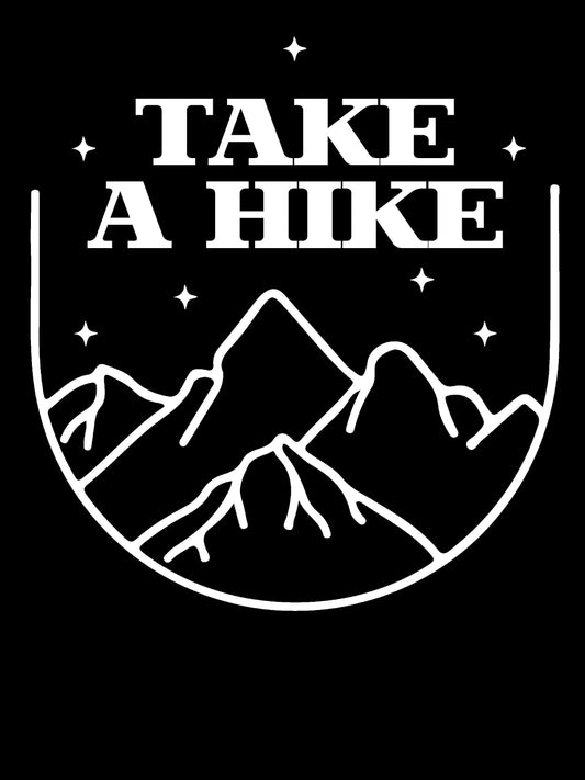 Take a hike SVG, Adventure awaits svg, Mountains svg, Camping svg, Hiking shirt gift, Outdoor svg, Adventure quote svg, png.