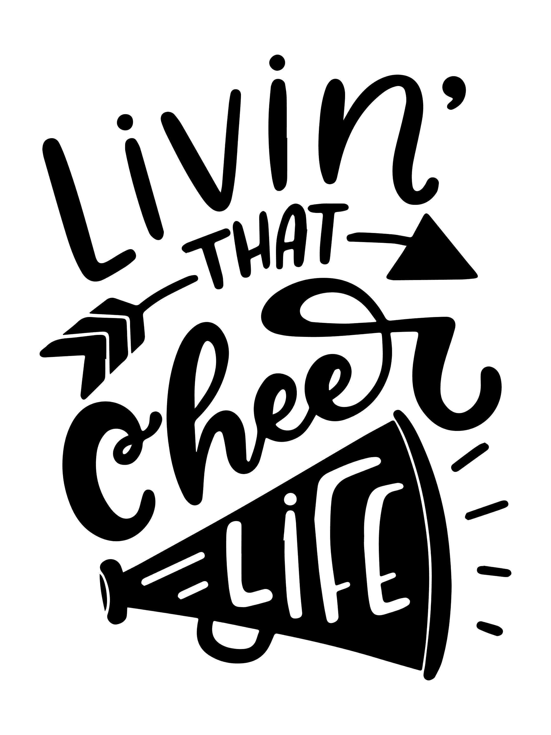 Cheer Life SVG | Cheerlife SVG | Cheerleading Svg | Cheerleader Svg